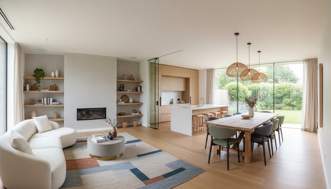 Unified Dining Space - living dining design - Harmonious Living Dining A Unified Space Design - Create harmonious home - Gemini Auto Post